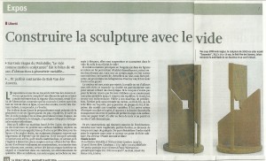 Claude Lorent in La Libre Culture 9-04-14 - copie